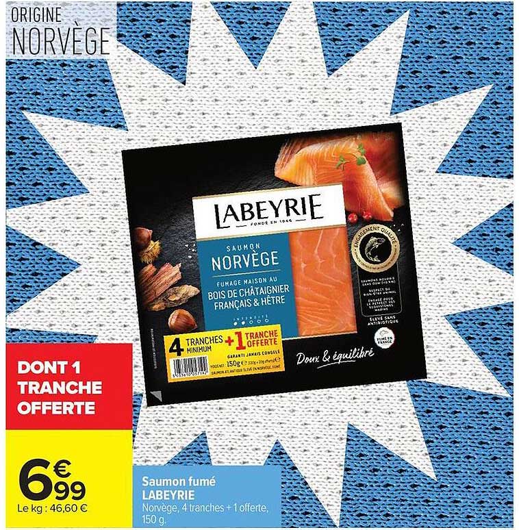 Labeyrie Saumon Norvège