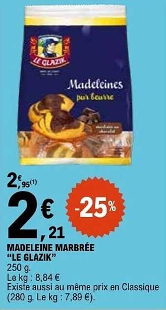 Le Glazik Madeleines