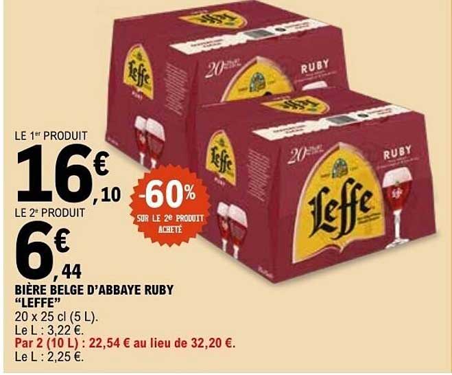 Leffe Bière Belge d’Abbaye Ruby