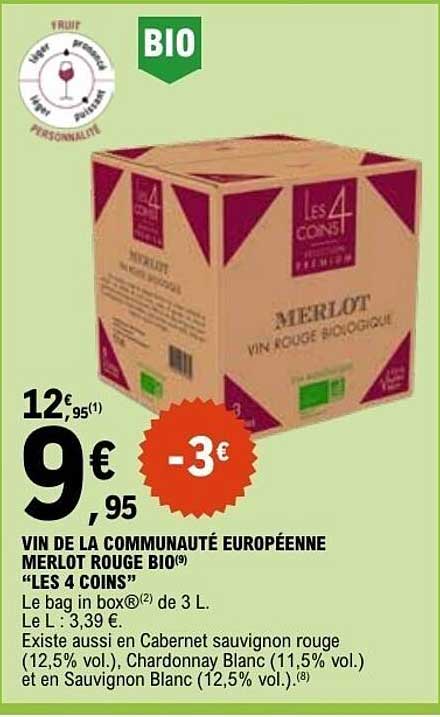 Les 4 Coins Merlot