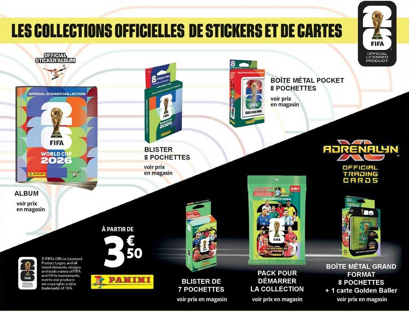 LES COLLECTIONS OFFICIELLES DE STICKERS ET DE CARTES