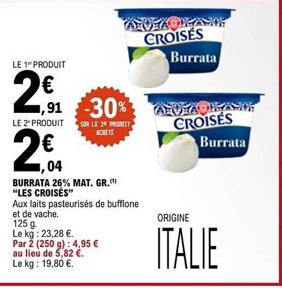 LES CROISÉS Burrata