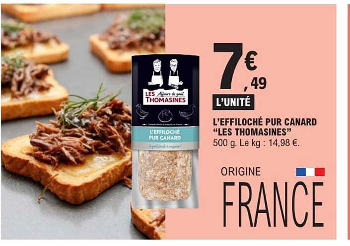 Les Thomasines L'Effiloché pur canard