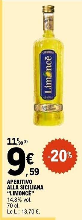 Limoncé APERITIVO ALLA SICILIANA