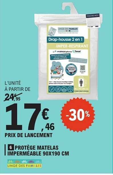 Linge des Familles Drap-housse 2 en 1