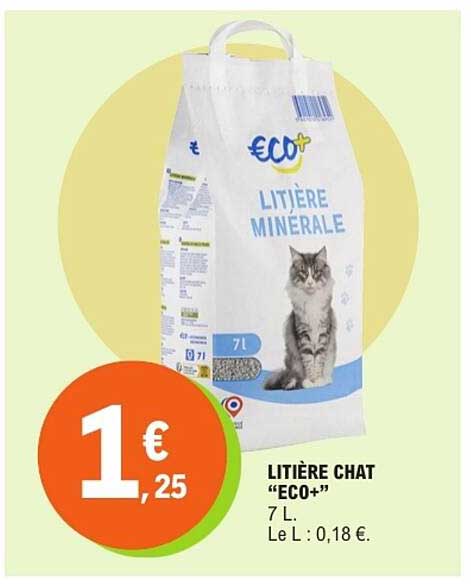 LITIÈRE CHAT “ECO+”