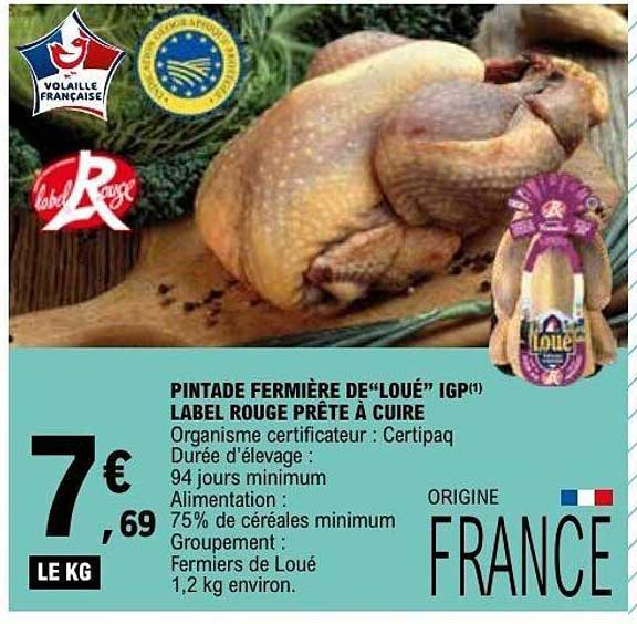 Loue Pintade Fermière de Loué