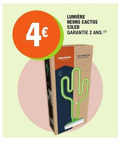 LUMIÈRE NEONS CACTUS 53LED