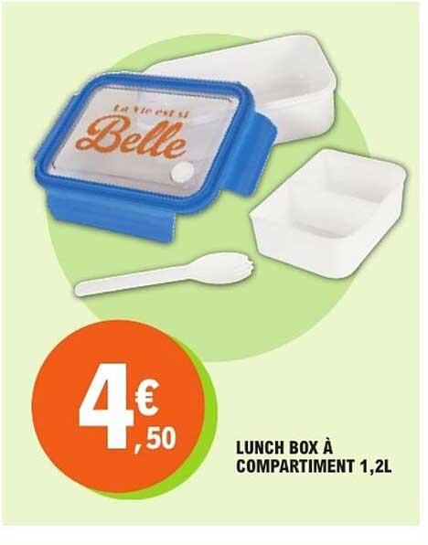 LUNCH BOX À COMPARTIMENT 1,2L