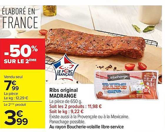 Madrange Ribs original