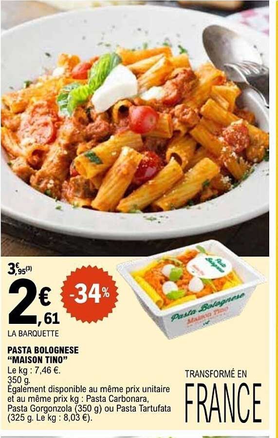 MAISON TINO PASTA BOLOGNESE