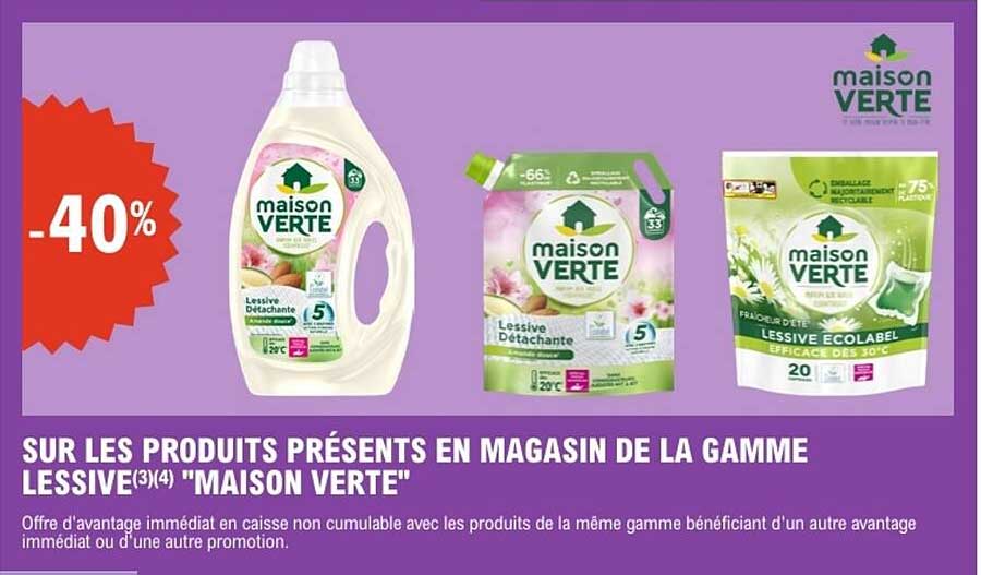 Maison Verte Lessive Détachante