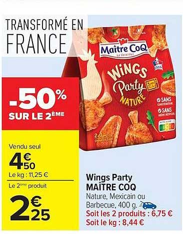 Maître CoQ Wings Party