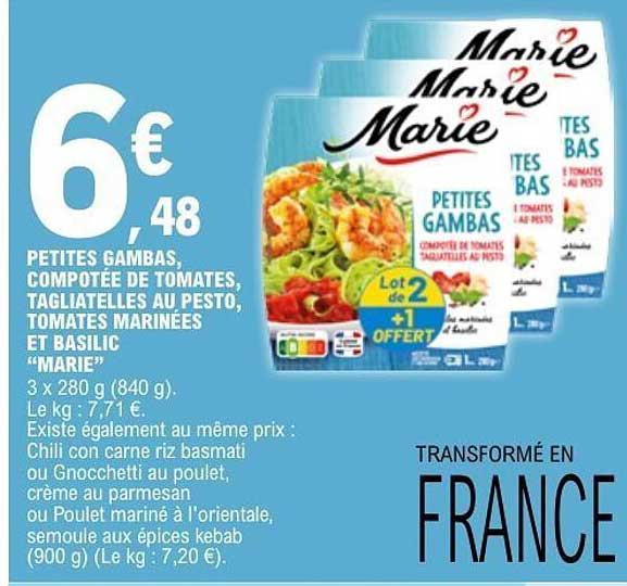 Marie Petites Gambas