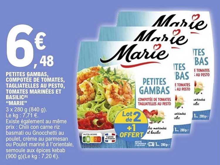 Marie Petites Gambas