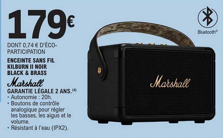 Marshall Kilburn II Noir