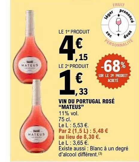 Mateus Vin du Portugal Rosé