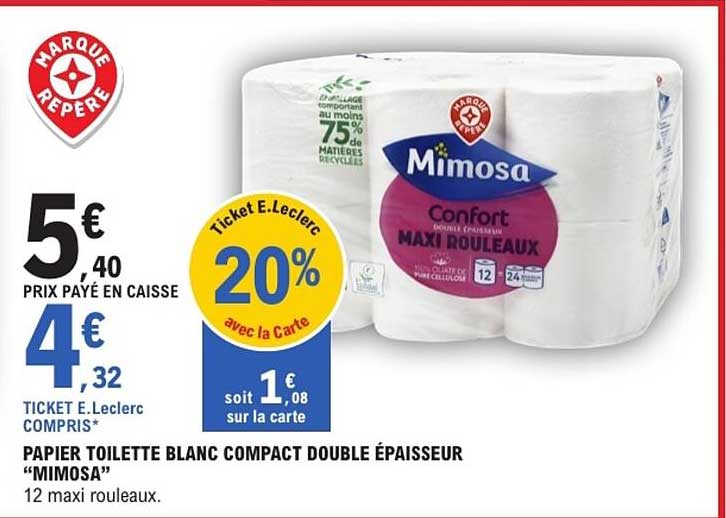 Mimosa Confort MAXI ROULEAUX