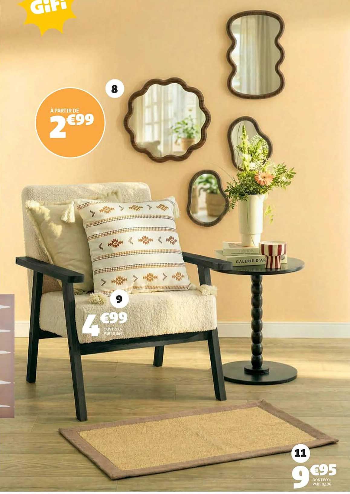 Miroirs muraux