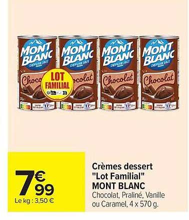 Mont Blanc Lot Familial