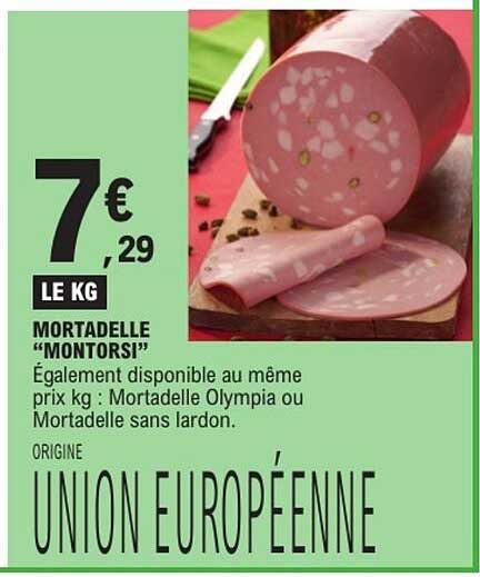 MORTADELLE "MONTORSI
