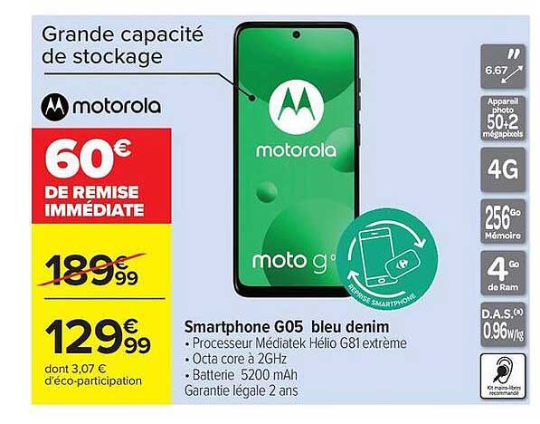 motorola Smartphone G05