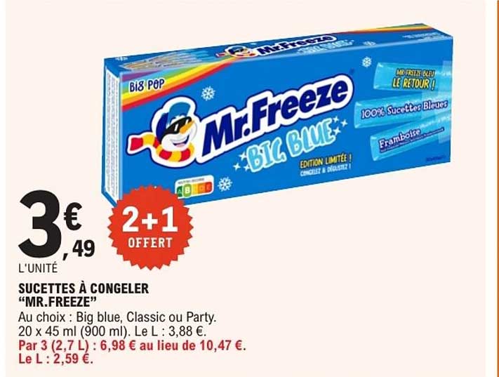 Mr Freeze Big Blue