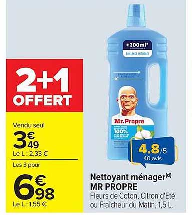 MR PROPRE Nettoyant ménager