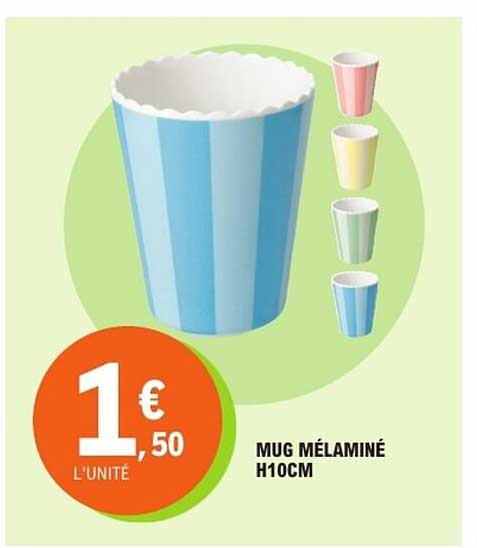 MUG MÉLAMINÉ H10CM