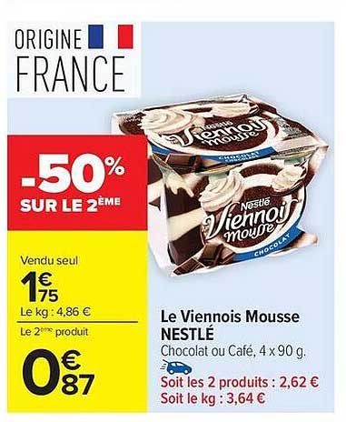 NESTLÉ Le Viennois Mousse