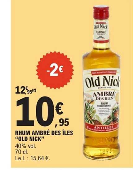 Old Nick Rhum Ambré des Îles