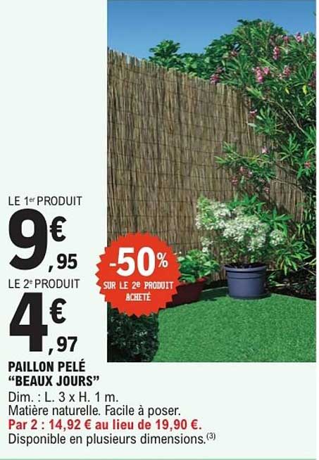 Paillon pelé "Beaux Jours