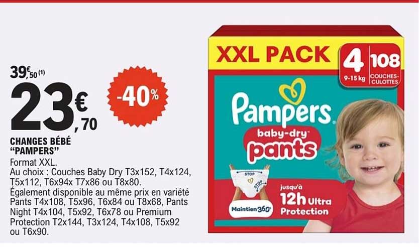 Pampers baby-dry pants
