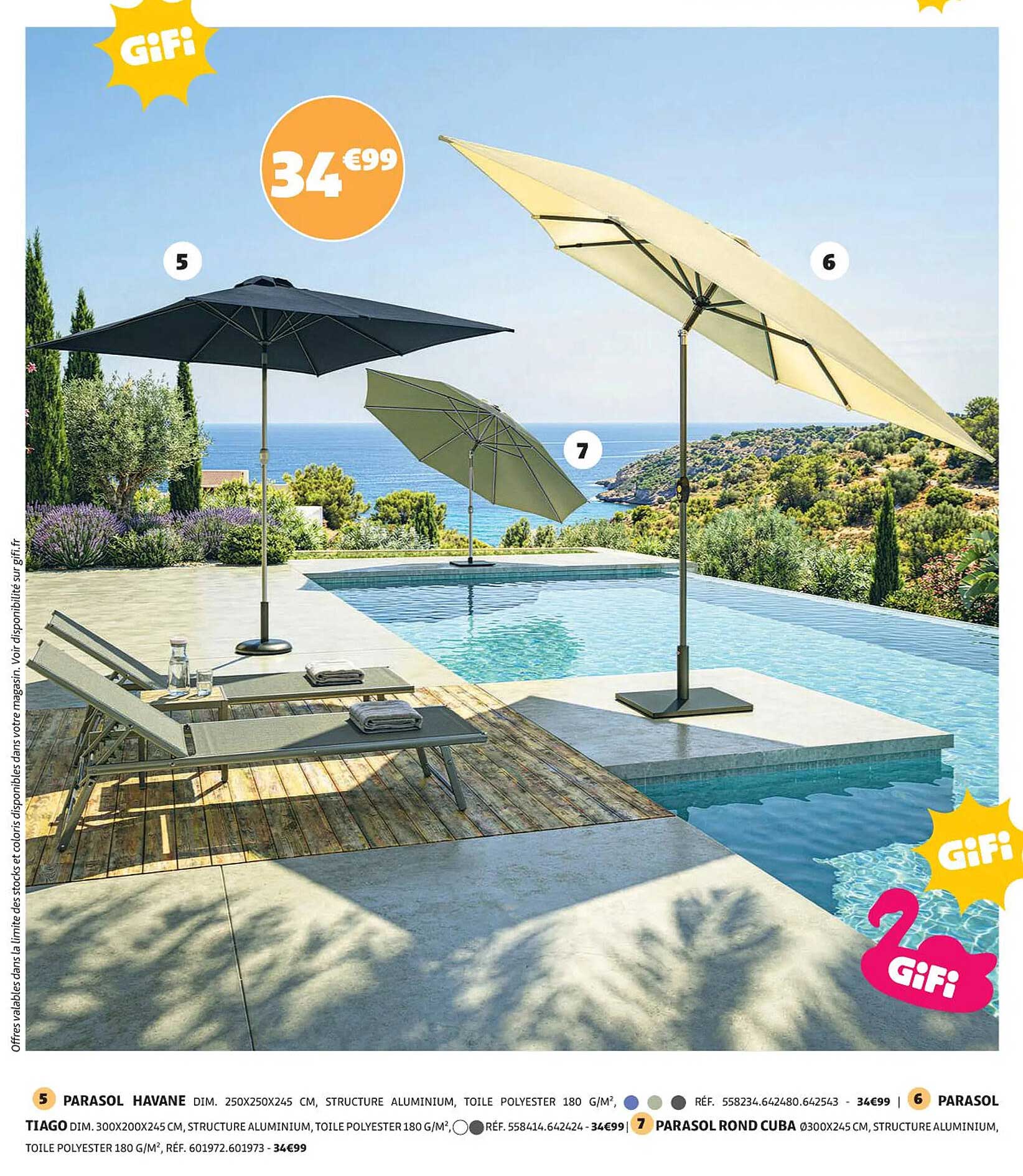 PARASOL HAVANE