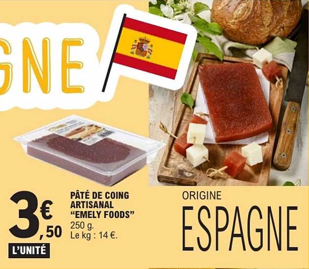 PÂTÉ DE COING ARTISANAL "EMELY FOODS