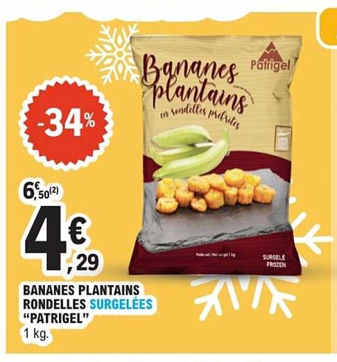 Patrigel Bananes plantains