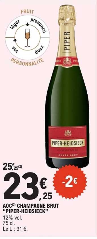 PIPER-HEIDSIECK CHAMPAGNE BRUT
