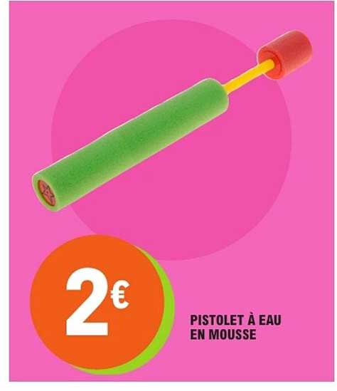 PISTOLET À EAU EN MOUSSE
