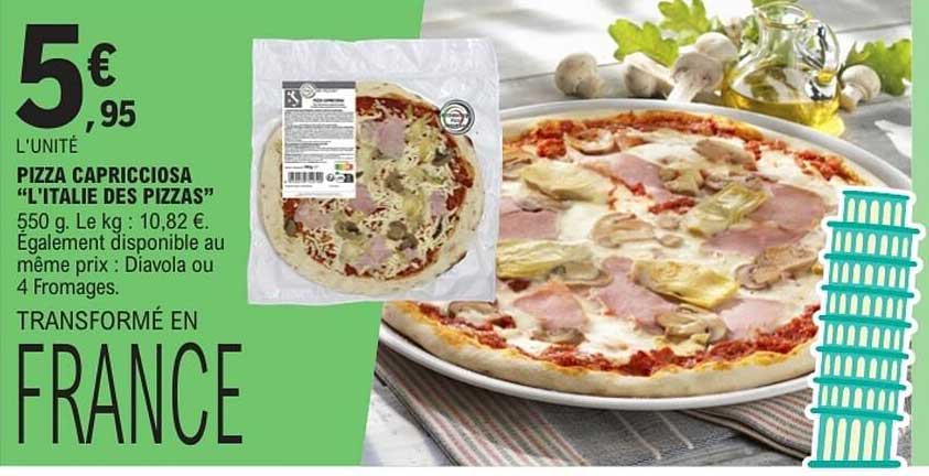 Pizza Capricciosa "L'ITALIE des PIZZAS