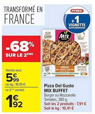 Pizza Del Gusto MIX BUFFET