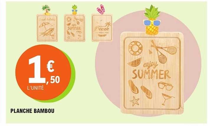 PLANCHE BAMBOU