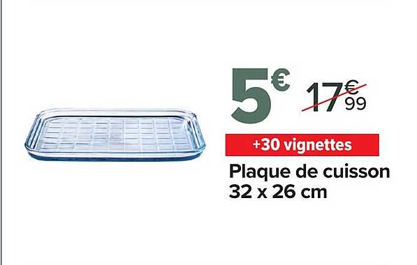 Plaque de cuisson 32 x 26 cm