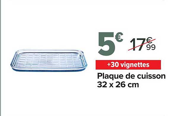 Plaque de cuisson 32 x 26 cm