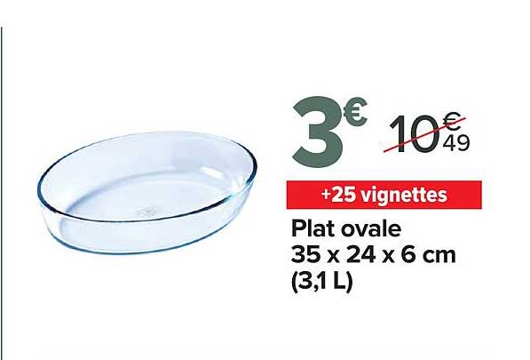 Plat ovale
