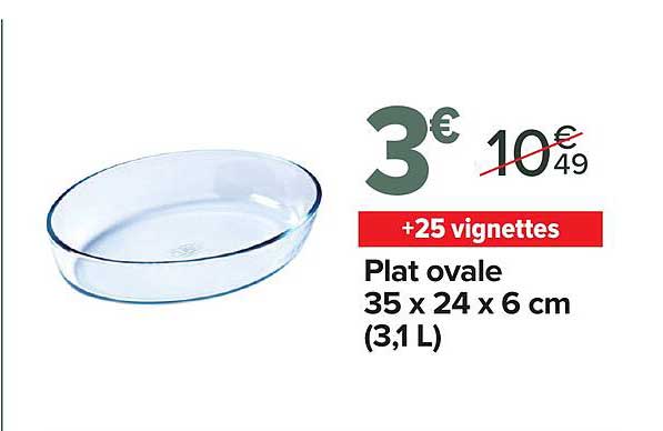 Plat ovale