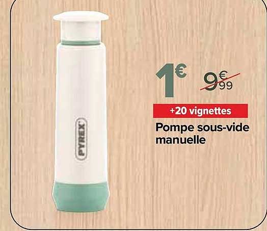 Pompe sous-vide manuelle