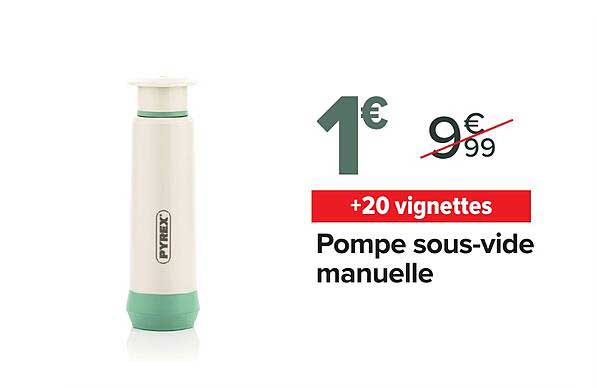 Pompe sous-vide manuelle