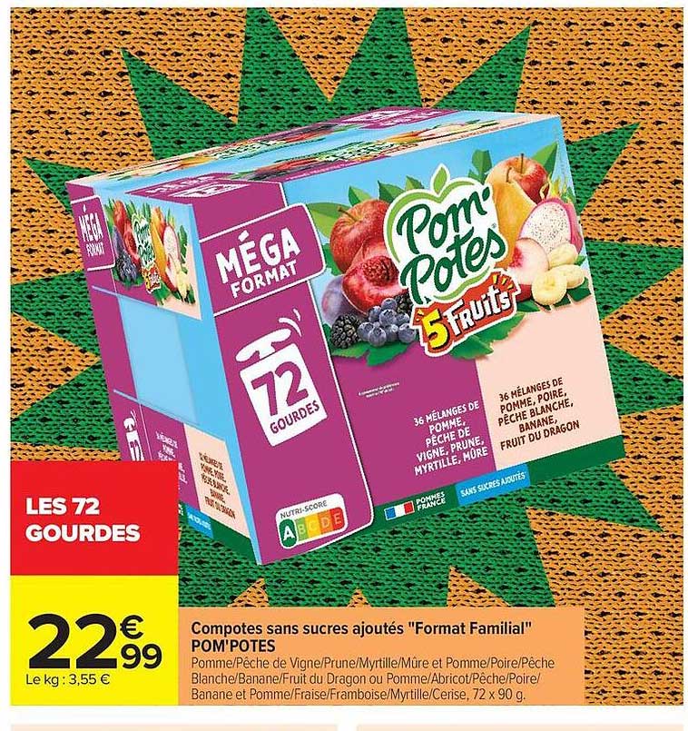 POM'POTES 5 fruits