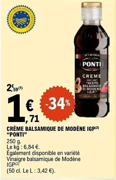 Ponti Creme Balsamique de Modène IGP