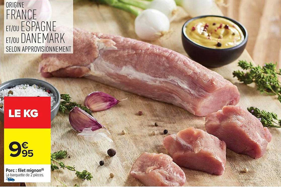 Porc : filet mignon